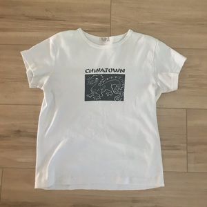 Rare Brandy Melville Chinatown Tee